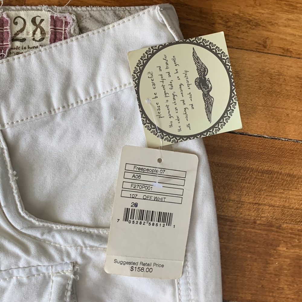 Free people off white crops. NWT. Retsil 158 - Picture 2 of 7